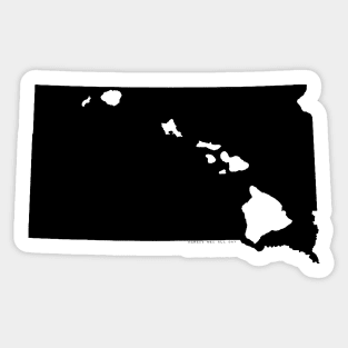 South Dakota and Hawai'i Roots by Hawaii Nei All Day Sticker